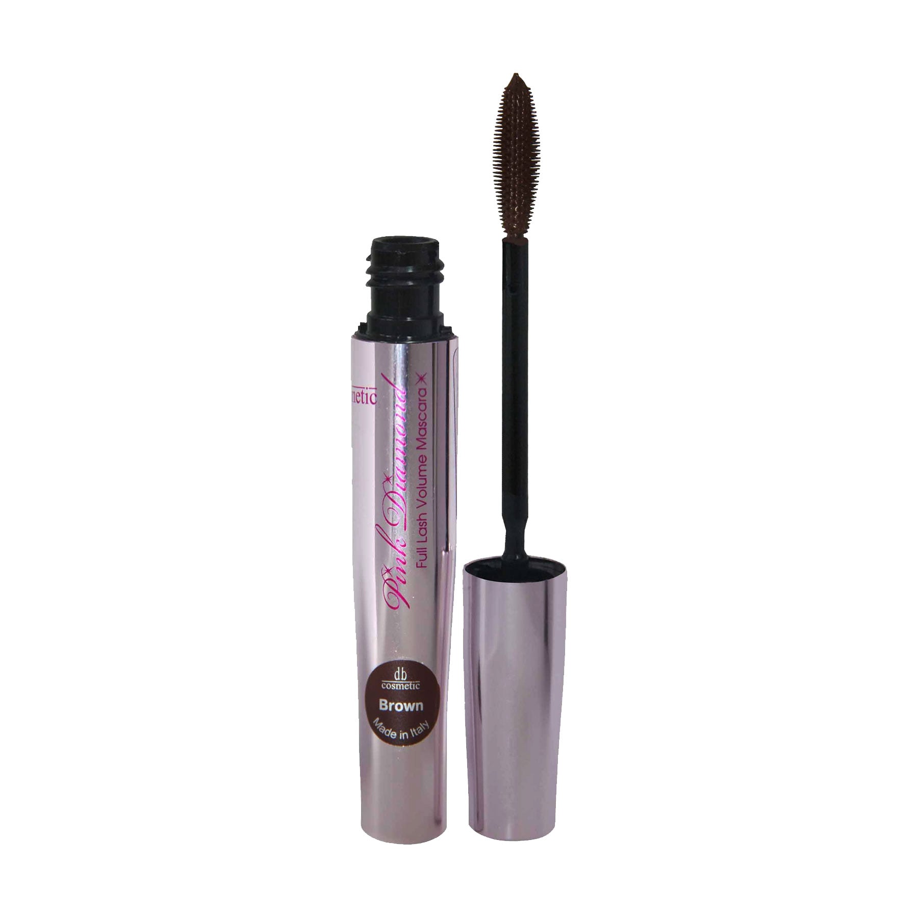 Туш для вій db Cosmetic Pink Diamond Full Lash Volume Mascara коричнева, 12 мл